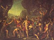 Jacques-Louis David Leonidas at Thermopylae oil painting reproduction